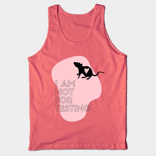 Stop Animal Testing Cruelty Free - I love rats Tank Top by hello-chameleon